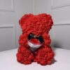 Pack Romance - Ours en fleurs rouge + Cloche Romance
