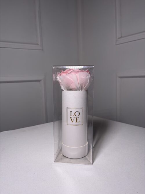 IMG_3046 Pack Love Blanc - Ours en fleurs blanc + Rose Love Rose