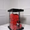 Pack Romance - Ours en fleurs rouge + Cloche Romance